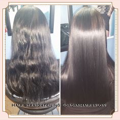 Japanese permanent hair straightening @gaganhairsalon Permanent Hair Straightening, Longer Hair, Hair Dresser, Dream Hair, Hair Looks