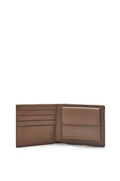 Find LOEWE Luxury Bifold Coin Wallet In Soft Grained Calfskin on Editorialist. Bifold wallet in soft grained calfskin. *Four card slots and two large pockets for notes *Coin compartment with a snap button closure *Calfskin lining *Embossed Anagram Luxury Soft Leather Brown Wallets, Luxury Brown Soft Leather Wallet, Luxury Leather Wallet With Coin Pocket, Luxury Soft Leather Wallets For Business, Luxury Soft Leather Business Wallets, Luxury Leather Trifold Wallet With Coin Pocket, Luxury Brown Leather Trifold Wallet, Luxury Leather Trifold Wallet With Card Slots, Textured Leather Wallets For Formal Occasions