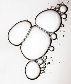 an image of bubbles in the water on a white background with bubbles and drops around them