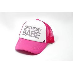 Party Like It's Your Birthday!! This Pink Trucker Hat Features "Birthday Babe" On The Front In A Glitter Font. Adjustable Back Strap Allows For Multi-Size Fittings. Pink Trucker Hat, Birthday Babe, It's Your Birthday, Jewelry Outfit, Girls Birthday, Back Strap, Kids Accessories, Girl Birthday, Pink White