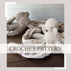 crochet pattern for an octopus stuffed animal