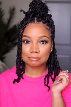 Singleesse Twist, Mini Twist Braids, Mini Twists With Extensions, Modern Braids, Afro Twist, Short Box Braids, American Hairstyles, African Hair Braiding Styles