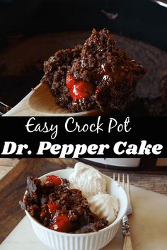 easy crock pot dr pepper cake