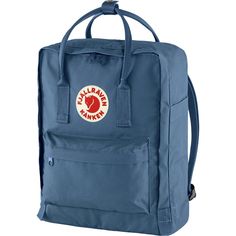 Originally designed for Swedish school children in 1978, the Kånken has since become Fjallraven's most well-loved and iconic backpack for children and adults around the world. Details: Made from a durable Vinylon F fabric, which repels moisture better than any other synthetic fabric, the Kånken is unparalleled in its functionality and design. Dimensions: 15 x 10.6 x 5.1 inches Weight: 0.64 lbs Webbing: 100% polypropylene Height: 38 cm Width: 27 cm Depth: 13 cm Volume: 16 L Zipper: YKK Fjallraven Kanken Bag, Mochila Fjallraven Kanken, Kanken Classic, Popular Backpacks, Fjällräven Kånken, Logo Badge, Blue Backpack, Classic Backpack, Kids Logo