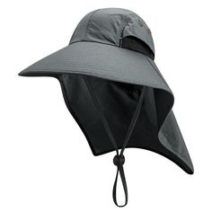 Portable Wide Brim Lightweight Water Resistant UV Protection Neck Cover Flap Cap with Chin Strap-Hats-Innovato Design-Army Green-Innovato Design Dolphin Bracelet, Dragon Star, Wood Inlay Rings, Punk Accessories, Arrow Ring, Neck Cover, Masonic Ring, Biker Rings, Wooden Sunglasses