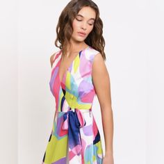 Brand: Hutch Size: S Color: Multicolored Abstract Pattern Material: Linen Features: This Vibrant Midi Wrap Dress Features A Colorful Abstract Pattern With Double Straps And A Surplice Bodice. It's Crafted From Linen And Lined For Comfort. The Dress Is Designed With Tiered Layers Adding A Playful Movement, Perfect For Any Daytime Or Casual Event. Sample. Condition: New With Tags Occasions: Ideal For Daytime Outings, Brunch, Or Casual Gatherings. Eyelet Maxi Dress, Sweetheart Neckline Dress, Red Dress Women, Chiffon Midi Dress, Midi Wrap Dress, Size 10 Women, Midi Ruffle Dress, Textured Dress, Wrap Midi Dress