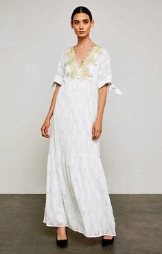 Find ideas๏ฟฝand inspiration for NWT BCBG MAX AZRIA $368 WHITE ALYSA EMBROIDERED COLD SHOULDER MAXI DRESS SZ XS, women clothing White Floor-length Midi Dress For Spring, Embroidered V-neck Maxi Dress For Evening, V-neck Embroidered Maxi Dress For Summer, Summer Embellished Floor-length Midi Dress, Embellished Maxi Dress For Summer Formal Events, Bohemian Short Sleeve Maxi Dress For Evening, Embellished Maxi Dress For Formal Summer Events, Floor-length Embellished Midi Dress For Summer, Embellished V-neck Maxi Dress For Summer