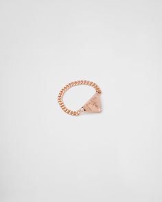 Rose Gold/white Eternal Gold Chain Ring In Pink Gold With Diamonds | PRADA Luxury Chain Ring With Diamond Accents, Luxury 14k Gold Chain Ring, Fine Jewelry Rose Gold Diamond Ring With Vs Clarity, Rose Gold Diamond Ring Fine Jewelry, Silver 14k Rose Gold Jewelry With Diamond Accents, 14k Rose Gold Jewelry With Vvs Clarity, 14k Rose Gold Jewelry With Diamond Accents Round Cut, Diamond White 14k Rose Gold Jewelry With Vvs Clarity, Diamond White Vvs Clarity 14k Rose Gold Jewelry