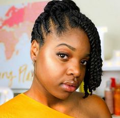 Loose Braid Hairstyles, Twist Updo, Flat Twist Updo, Twisted Updo, American Hairstyles, Hair Twist, African Hair Braiding Styles