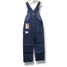 Nwt Big Mac 42 X 34 Dark Wash Men's Bib Overall Blue Jeans Multi Pocket Carpenter Hammer Loop Utility Pants Jcpenney Vintage Excellent Condition - Brand New 42" Waist 34" Inseam 16" Rise 11.5" Pantleg Opening At Bottom 48" From Bottom To Waist Of Pant 60" From Bottom To Top Of Chest 70"-75" Adjustable Total Bib Height (Closed) Flat Lay Measurements Are Approximate 64% Cotton 36% Fortrel Polyester Quality Stitching & Durable Material Dark Wash Blue Denim Carpenter / Utility Pant Great For Constru Blue Utility Straight Leg Overalls, Blue Utility Overalls With Straight Leg, Blue Straight Leg Utility Overalls, Blue Bib Front Bottoms With Pockets, Blue Utility Bib Front Bottoms, Blue Bib Front Utility Bottoms, Utility Pants, Bib Overalls, Big Mac