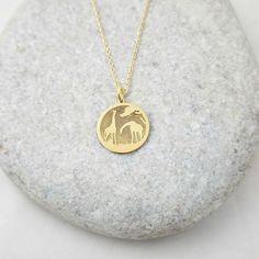 14K Solid Gold Giraffe Necklace, Gold Coin Animal Pendant, Dainty Giraffe Jewelry, Personalized Giraffe Charm, Animal Lover Gift ♣14 Material of pendant: Solid gold 14k ♣ Metal Stamp: 14k ♣The pendant is available in 3 sizes: 12.7 / 0,50 inches ( Diameter ) 15.2 mm / 0,60 inches ( Diameter ) 19,1 mm / 0,75 inches ( Diameter ) ( In the photos the size of the pendant is 15mm / 0.55 inches Diameter ) ♣ Material of chain: Solid gold 14k  Chain Length: ♥40 cm / 15,75 inches ( Length ) ♥45 cm / 17,72 Animal Pendant Necklace, Giraffe Jewelry, Elephant Necklace Gold, Giraffe Necklace, Gold Lion Pendant Jewelry, Elephant Pendant Necklace, Animal Pendant, Jewelry Personalized, Gold Coin