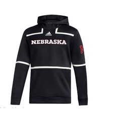 Show Your Support For The Nebraska Cornhuskers With This Stylish Adidas Pullover Hoodie. The Black Sweatshirt Features The Team's Colors And Emblem, Making It Perfect For Game Day Or Everyday Wear. Available In Size Small, It's A Great Gift For Any Cornhusker Fan. Made By Adidas, A Trusted Brand In Sports Apparel, This Hoodie Is Sure To Be Comfortable And Durable, And Will Keep You Warm During Those Chilly Autumn Games. Whether You're Cheering On The Home Team Or Just Running Errands, This Nebra University Red Fleece Sports Hoodie, University Red Fleece Hoodie For Sports, Adidas Sports Hoodie With Crew Neck, Collegiate Sports Hoodie For Winter, Collegiate Hoodie For Winter Sports, Adidas Crew Neck Hoodie For Sports, Collegiate Winter Sports Hoodie, University Red Collegiate Long Sleeve Hoodie, Sporty University Red Hoodie Sweatshirt