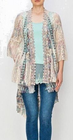 Check out NEW ORIGAMI cardigan TRIBAL AZTEC LACE BOHEMIAN WESTERN KIMONO KAFTAN SM-MD, the latest item I added on eBay! #eBay #eBaySeller Summer Outerwear With Kimono Sleeves For Layering, Casual Multicolor Wrap Kimono, Spring Kimono With Kimono Sleeves For Casual Wear, Multicolor Summer Cardigan With Kimono Sleeves, Bohemian Multicolor Cardigan For Layering, Spring Cardigan With Kimono Sleeves For Layering, Spring Layering Cardigan With Kimono Sleeves, Bohemian Multicolor Open Front Tops, Western Kimono