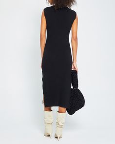 Price Comparison Few Moda $79 Theory $232 Reformation $375 Product Details Looking chic has never been so cozy with this 100% cashmere dress. Done with a sleeveless, fitted silhouette and side slit detail.- Turtleneck- Side slit- Content: 100% Cashmere Style# C22KDR00150 Fit Notes - Model wearing a size S - Model measurements: 5'9'' Height / 32'' Bust / 25'' Waist / 35'' Hips Retail Sales, Cashmere Dress, Bra Size Charts, Price Comparison, Black Xs, Fitted Silhouette, Active Wear Tops, S Models, Bra Sizes