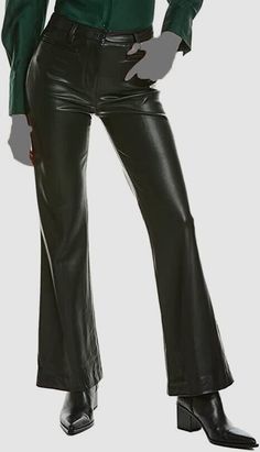 $395 Rebecca Taylor Women's Black Vegan Leather Trousers Pants Size 12 Description 100% polyester w/ polyurethane coating Imported Button, Zip closure Dry Clean Only Double welt front and back pockets About Us We sell only 100% authentic clothing from new with tags to gently used. We have a 100% authentic or money back guarantee on every item we sell. Items are listed daily so make sure to put us on your favorite! We have been in business for over 10 years selling tens of thousands of designer items. We strive to meet your designer needs at a quality price! Payment Shipping Returns Payment accepted via paypal, credit/debit card. Shipping is usually within 24 hours of purchase (M-F). Super fast service. Tracked delivery. 100% satisfaction guaranteed. Please review our eBay return policy for Black Leather Pants With Button Closure For Fall, Black Leather Pants For Fall With Button Closure, Fall Leather Pants With Button Closure, Sleek Straight Leg Leather Pants With Pockets, Black Pants With Button Closure For Fall, Wide Leg Leather Pants With Button Closure For Work, Fall Wide-leg Leather Pants With Button Closure, Leather Pants With Button Closure For Fall, Faux Leather Pants With Button Closure For Fall