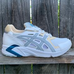 Excellent New Condition I Ship Daily. Fast Delivery. Size 9 Mens White And Gray Super Light Weight And Comfortable Perfect For Daily Walk With The Dog Or Running Around The Block. Excellent All Around Shoe White Lace-up Walking Shoes For Streetwear, Casual White Slip-on Walking Shoes, Casual White Walking Shoes For Sports, White Slip-on Breathable Running Shoes, Asics Low-top Walking Shoes For Light Sports, White High-top Breathable Walking Shoes, Breathable Asics Running Shoes With White Sole, White Low-top Breathable Walking Shoes, White Breathable Low-top Walking Shoes