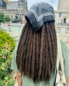 Locs With Extensions, Black Hair Locks, Woman With Dreadlocks, Dread Braids, Cute Dreads, Black Hair With Highlights