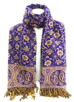 This Paisley Woolen Shawl is made-up of 50% Himalayan Wool and 50% Organic Cotton. It is very soft and warm. You can take this shawl wherever you like because it’s lightweight (400 gm).  You can use this as a head wrapper, neck scarf, or simply cover around the body. To wash these beautiful scarves or shawls, you can put them in a washing machine on delicate or hand wash in cold water. It dries up really quickly. This shawl is handmade in Nepal by local women.  MOQ: 30 pcs (Available in the Winter Pashmina Shawl With Paisley Print, Winter Paisley Print Pashmina Shawl, Blue Pashmina Shawl For Winter, Traditional One-size Pashmina Shawl, Traditional Blue Pashmina Scarves, Winter Pashmina Scarf With Paisley Print, Winter Paisley Print Pashmina Scarves, Winter Paisley Print Pashmina Scarf, Blue Pashmina Scarves For Festive Season