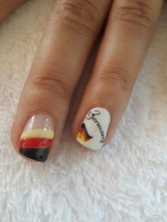 Germany flag German Flag Nails, Soccer Nails, Germany Flag, Family Roots