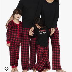 Buffalo Plaid Unisex Fleece Pajamas S L Fleece Pajamas, Kids Pajamas, Pajama Sets, Buffalo Plaid, Pajama Set, Buffalo, Pajamas, Plaid, Red