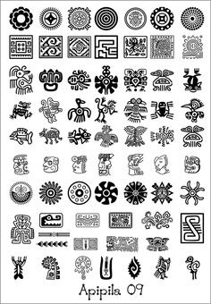 an image of the alphabets and numbers that are in black and white, with different designs on them