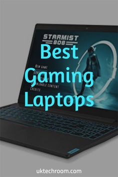 a laptop with the words best gaming laptops