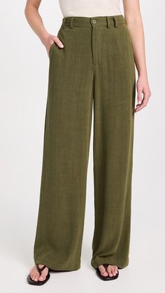 Z Supply Micah Pants | Shopbop Versatile Rayon Bottoms With Pockets, Versatile Rayon Pants With Pockets, Rayon Bottoms With Pockets And Straight Leg, Straight Leg Rayon Bottoms With Pockets, Casual Rayon Pull-on Style Pants, Relaxed Fit Viscose Bottoms, Versatile Relaxed Fit Viscose Bottoms, Casual Straight Leg Rayon Pants, Casual Rayon Straight Leg Pants