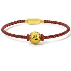 PRICES MAY VARY. 24K Gold Charm: 24K 3D Solid Gold. Weight: 0.7 - 0.9 g(0.025 - 0.032 oz). 3D Yellow Gold is not easily deformed and durable. Stainless Steel Bracelet: Charm bracelet handcrafted with solid stainless steel, sturdy and durable enough for wearing constantly. 100% lead and nickel free, hypoallergenic. Suitable for sensitive skin. Available in 6.7 inch and 7.5 inch sizes. Design Inspiration: This Gold Bracelet Design inspiration comes from the Chinese blessing bead, which means helpi Gold Wristband With 8mm Beads, Spiritual Gold Bracelet With Round Beads As Gift, Gold Braided Bracelet For Good Luck, Gold Spiritual Braided Bracelet For Good Luck, Spiritual Gold Braided Bracelets With Round Beads, Gold Bracelets With Round Beads For Good Luck, Gold Jewelry With 8mm Beads For Blessing, Gold Spiritual Wristband With Round Beads, Gold Spiritual Braided Bracelets