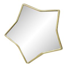 a mirror that is shaped like a star