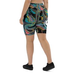 Get yourself a pair of these high-waisted, flattering biker shorts to experience true comfort and style. The versatile shorts will look stunning with all kinds of outfits—be it active or streetwear!• 82% polyester, 18% spandex• Fabric weight: 7.37 oz/yd² (250 g/m²)• Double-layered waistband with a pocket in the back for a phone and keys• High-waisted fit• Butt-lifting cut• Flattering length that looks good on all body types Size guide WAIST (inches) HIPS (inches) XS 25 ¼ 35 ⅜ S 26 ¾ 37 M 28 ⅜ 38 Of Outfits, New Generation, Biker Shorts, Spandex Fabric, Body Types, Fabric Weights, That Look, Take That, Street Wear