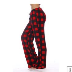 Brand: Abound Color: Red Black Size: Large Pattern: Buffalo Plaid Type: Lounge Pants Material: 60% Cotton, 40% Polyester Machine Washable Flat Lay: Waist Is 17 Inches (43.18 Cm) Hip Is 20 Inches (50.8 Cm) Rise Is 11.5 Inches (29.21 Cm) Inseam Is 28.5 Inches (72.39 Cm) Length Is 40 Inches (101.6 Cm) Condition: New With Tags Please Checkout My Store For More Great Finds - Fair Offers Welcome! Black Lounging Pants For Winter, Black Lounge Pants For Winter, Casual Red Lounge Pants, Casual Red Lounging Pants, Red Loungewear Pants For Fall, Trendy Red Loungewear Bottoms, Red Bottoms For Winter Loungewear, Red Winter Loungewear Pants, Red Pants For Pajama Party In Winter