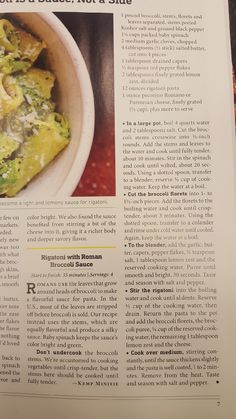 an article in the news about food and drink, including broccoli casserole