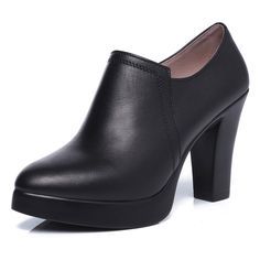 Look professional and fashionable in these Trini Women’s Pumps from USS Shoes. Crafted from high-quality microfiber, they feature a pointed toe and a square heel of 3.5 inches. The soles are made of durable polyurethane to ensure long-lasting comfort. Perfect for office and career wardrobes. • Upper Material: Microfiber • Toe Shape: Pointed Toe• Season: Spring / Autumn• Outsole Material: Polyurethane• Lining Material: Microfiber • Item Type: Pumps • Insole Material: Polyurethane• Heel Type: Squa Heel Type, Women's Pumps, Season Spring, Career, Long Lasting, Pumps, Square, Heels, High Quality