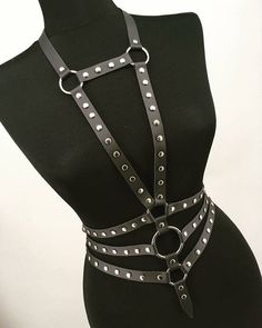 Gorgeous Leather, Goth Fashion, Leather Accessories, Leather Fashion, Real Leather