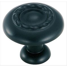 an image of a black knob on a white background