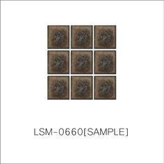 an image of some squares with the words lsm - 060 sample on them