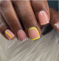 Short Nail Manicure, Pink Gel Nails, Hello Nails, Sassy Nails, Her Nails, Work Nails