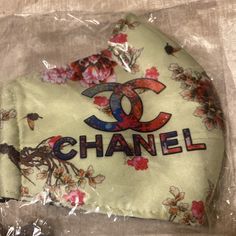 New. Yellow/Greenish. Floral. Washable. Quality Material. Fashion Chanel, Accessories Fashion, Green Yellow, Face Masks, Face Mask, Fashion Accessories, Women Accessories, Chanel, Yellow