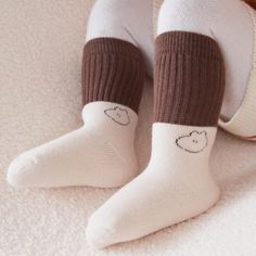 Product Introduction: Keep your little ones cozy with our soft and warm combed-cotton baby socks. Featuring cute cartoon designs and color-block patterns, these mid-calf length socks are perfect for chilly autumn and winter days. Give your baby's feet the comfy treat they deserve! Baby Color, Cartoon Designs, Toddler Accessories, Block Patterns, Winter Socks, Baby Colors, Baby Socks, Winter Days, Baby Winter