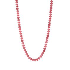 This stunning 21.5" Pink Jade gemstone necklace is hand-knotted with pink silk thread and features a secure gold-filled toggle clasp. Perfect for layering or wearing alone, it beautifully highlights the natural elegance of pink Jade which is believed to promote love, compassion, empathy, and forgiveness. Pink Hand-strung Round Bead Necklaces, Pink Hand-strung Round Beads Necklace, Pink Hand-strung Necklace As Gift, Pink Hand-strung Necklace For Gift, Adjustable Pink Gemstone Beaded Necklace, Adjustable Pink Faceted Necklace, Adjustable Pink Gemstone Beaded Necklaces, Adjustable Hand-strung Pink Necklace, Adjustable Pink Single Strand Crystal Necklace