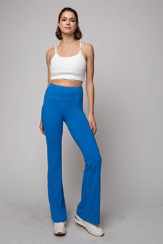 Linda High Waist Butter Soft Flared Bell Bottom Leggings Freshen up your wardrobe with Rae Mode's Linda High Waist Butter Soft Flared Bell Bottom Leggings in Sonic Blue. These buttery soft leggings offer a high waist and flared bell bottom for added style and comfort. Rise at 11" and inseam at 31", these leggings are a must-have for any trendy fashionista. Product Details: Color: Sonic Blue Brand: Rae Mode Rise: 11" Inseam: 31" Butter Soft Leggings Flared Bell Bottom High Waist Material and Care Bell Bottom Leggings, Sonic Blue, Buttery Soft Leggings, Soft Leggings, Bell Bottom, Bell Bottoms, Sonic, Must Haves, High Waist