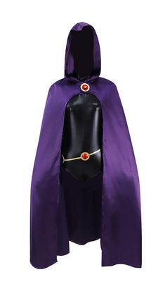 PRICES MAY VARY. 💜 FULL SET: Consist of Cloak, Leotard, Belt. 💜 PREMIUM MATERIAL: Made of polyester, cotton blend, elastic leather, comfy to wear. 💜 PRACTICAL DESIGN: Zipper closure on back of jumpsuit, Velcro on the cloak, and the belt can be fasten with pins. Designed for put on the costume easily. 💜 SIZE NOTE: There are XS, S, M, L, XL, 2XL, 3XL, the size may SMALLER than US size, please note the size chart to choose best fit. If you are not sure about size, please send Email to us. 💜 MU Raven Outfits, Cloak Outfit, Raven Costume, Raven Cosplay, Classy Halloween Costumes, New Halloween Costumes, Villain Costumes, Hallowen Ideas, Pretty Halloween Costumes