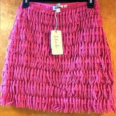 Brand New Anthropologie Let Me Be Fringe Mini Skirt Pink Xs Hot Pink Waistline For This Garment Is Approximately 24 Inches. Can Be Dressed Up Or Down. Fitted Fringe Mini Skirt For Spring, Fitted Pink Skirt With Fringe, Casual Fringe Skirt For Spring, Fitted Casual Skirt With Fringe, Casual Fitted Skirt With Fringe, Casual Fitted Fringe Skirt, Fitted Fringe Skirt For Spring, Summer Pink Fringe Skirt, Pink Fringe Skirt For Summer