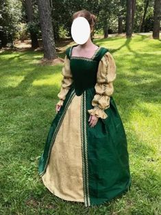 Renaissance, Elizabethan, Tudor Costume Gown/dress Reenactment 2 Pieces Size S - Etsy Elizabethan Costume, Taffeta Gown, Tudor Costumes, Ribbon Flats, Handmade Costumes, Hoop Skirt, Mccalls Patterns, Simplicity Patterns, Gown Dress