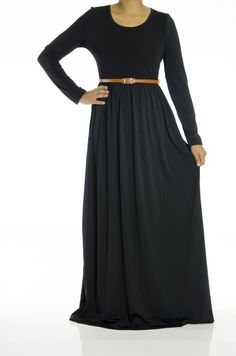 Black Milk Silk Maxi Dress Curves Outfit, Black Long Sleeve Maxi Dress, Scarf Fashion Outfit, Fashion Dresses Runway, Spring Wedges, Edgy Fashion Chic, Black Closet, Formal Fashion Women, Fall Heels