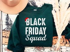 Black Friday Sweatshirt, Black Friday Squad Shirt, Black Friday Shopping Team, Black Friday Shirts, Black Friday T-shirt, Black Friday The One Where We Spend All of Our Money Shirt, Black Friday Gift ♥ All items are made to order. ♥ Production & shipping time:  - Production time is 3 - 5 business days from order date - Shipping time:  + Standard shipping: 5 - 7 business days + Express shipping: 3 - 5 business days ♥ Shirt Sizing: Unisex fit and run true to size. If you are unsure on sizing, plea Black Friday Group Shirts, Black Friday Shirts, Money Shirt, Squad Shirt, Team Shirt, Shirts Black, Team Shirts, Black Friday Shopping, Sizing Chart