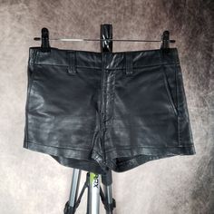 J Brand Cute Leather Shorts! Measurements (See Pic 5) Leather Shorts, J Brand, Womens Shorts, Leather, Women Shopping, Black, Color