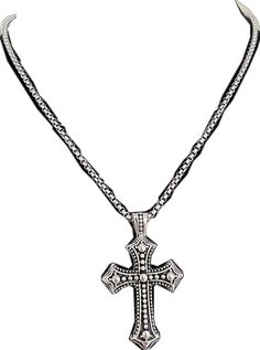 Metal Cross Necklace With Box Chain, Stainless Steel Cross Necklace With Chain As Gift, Metal Cross Jewelry With Box Chain, Gift Stainless Steel Cross Necklace With Chain, Silver Box Chain Necklace With Cross Pendant, Silver Cross Chain Necklace With Box Chain, Cross Box Chain Necklace As Gift, Silver Cross Box Chain Necklace, Silver Box Chain Necklace With Cross Shape