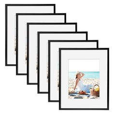 PRICES MAY VARY. Fits Two Sizes:Our picture frames fit photos in both 12x16 and 8.5x11 with the mat. Perfectly compliments any featured document, certificate, photograph, artful prints, even paintings or posters in a beautiful frame. A great choice for any room in your home, office, work, travel or as a decoration or holiday gift for your friends and families! Exceptional Material: TWING photo frames are made from durable MDF wood and feature strong, shatter-proof Plexiglass as a glass alternati Large Photo Gallery Wall, Valentine Gifts For Him, Classic Picture Frames, Photo Gallery Wall, Gallery Wall Frame Set, Wall Frame Set, Old Picture Frames, Display Pictures, Photo Wall Gallery