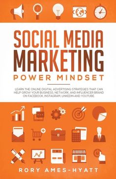 the book cover for social media marketing power mindset by roxy ameshyatt